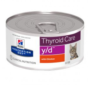 Prescription DietTM y/d Hill's Prescription Diet Restorative care with Chicken 0.156 kg x 6gab. Cena norādīta par 1 gb. un ir spēkā pasūtot 6 gb.